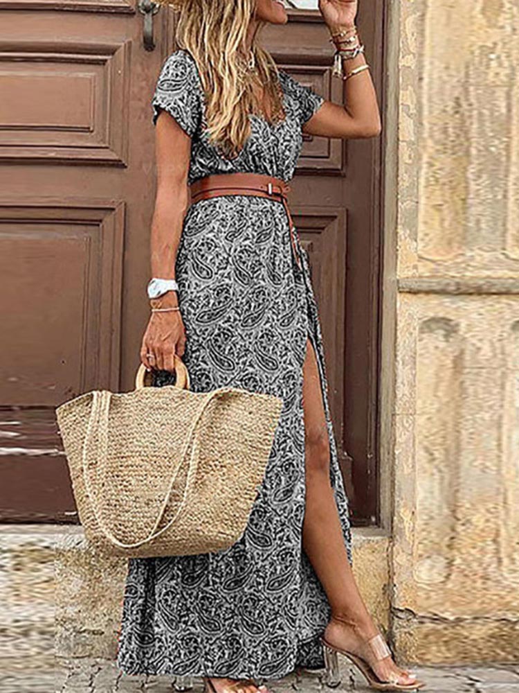 Vestido Casual Estampado Floral