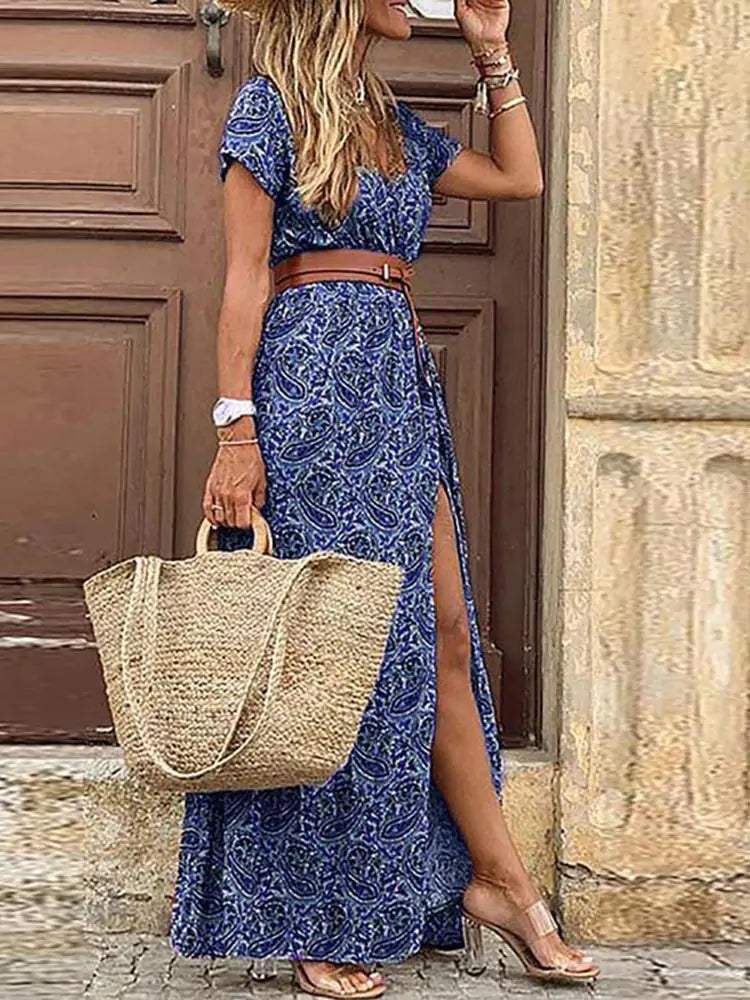 Vestido Casual Estampado Floral